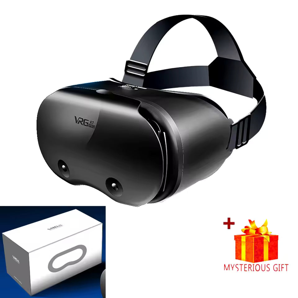 Casque VR 3D pour smartphones iPhone et Android avec large champ de vision et lentilles haute définition
