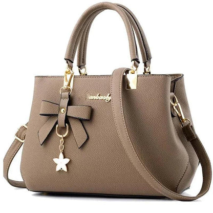 New Elegant Shoulder Bag for Women Luxury Designer Handbags Female Bags Plum Bowknot Sweet Messenger Crossbody Bag