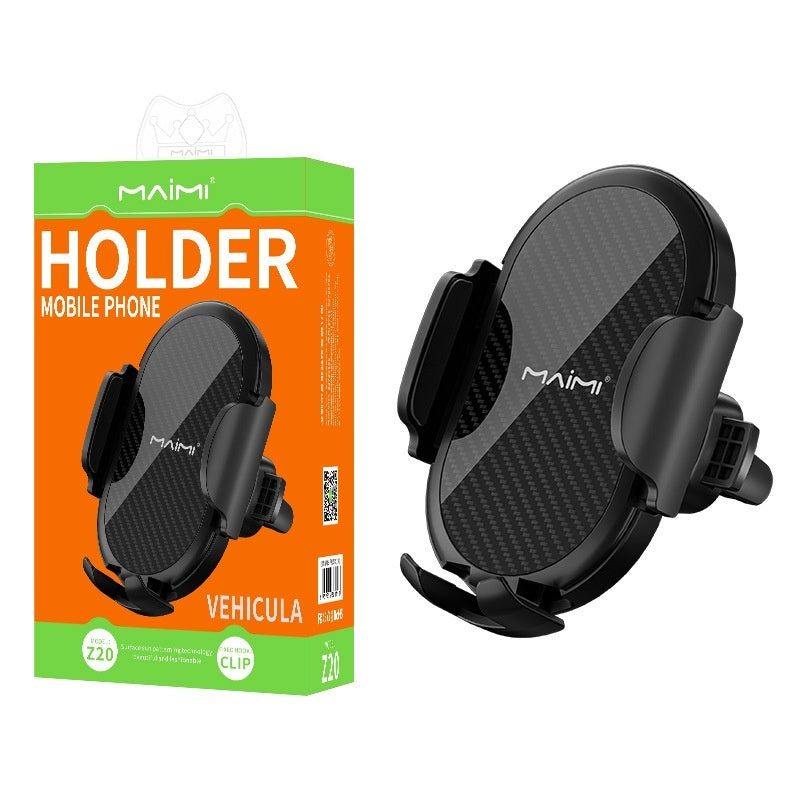 Universal All-purpose Air Vent Phone Holder black one-touch clip car mount rotating 360 degrees