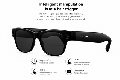 Lunettes IA Sport étanches avec assistant intelligent et capture vidéo HD